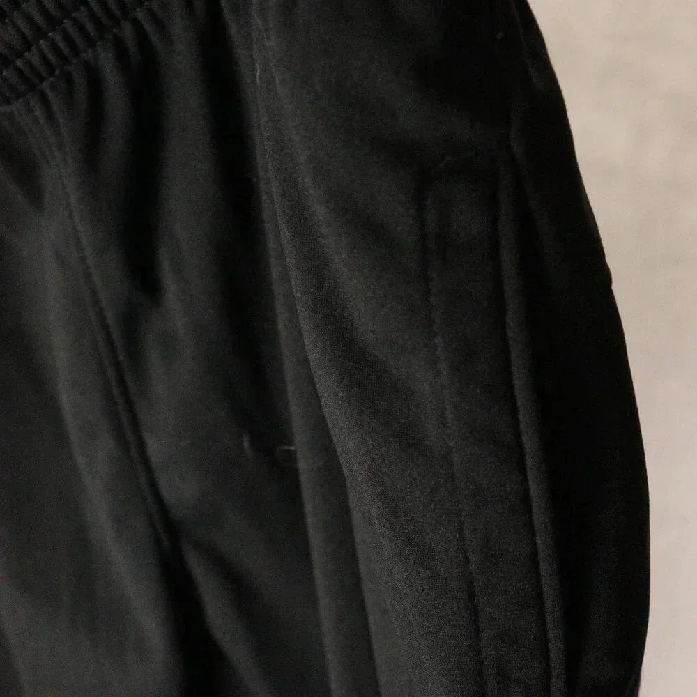 Augusta Track Pants Women Medium Black Excellent‎ Ankle Zip Tapered Joggers